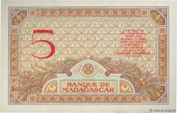 5 Francs MADAGASCAR  1937 P.035 SC+