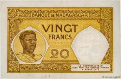 20 Francs MADAGASCAR  1948 P.037 MBC
