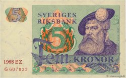5 Kronor SUÈDE  1968 P.51a fST+