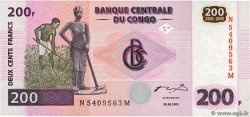 200 Francs RÉPUBLIQUE DÉMOCRATIQUE DU CONGO  2000 P.095A NEUF