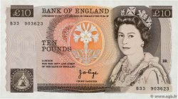 10 Pounds ANGLETERRE  1975 P.379a pr.NEUF