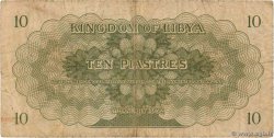 10 Piastres LIBYA  1952 P.13 F