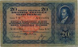 20 Francs SUISSE  1933 P.39d