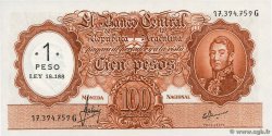 1 Peso sur 100 Pesos ARGENTINA  1969 P.282 q.FDC