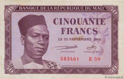 50 Francs MALI  1960 P.01 VF