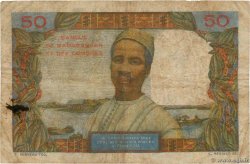 50 Francs COMORE  1963 P.02b2 MB