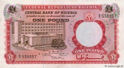 1 Pound NIGERIA  1967 P.08 VZ