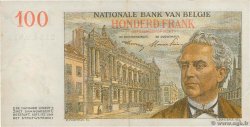 100 Francs BÉLGICA  1953 P.129a EBC