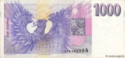 1000 Korun CZECH REPUBLIC  1993 P.08a VF