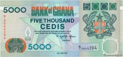 5000 Cedis GHANA  1994 P.31a AU+