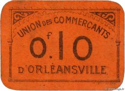10 Centimes ALGERIEN Orleansville 1916 JPCV.11