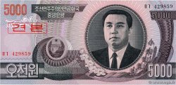 5000 Won Spécimen NORTH KOREA  2002 P.46s1