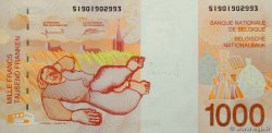 1000 Francs BÉLGICA  1997 P.150 FDC
