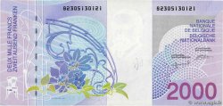 2000 Francs BELGIUM  1994 P.151 VF