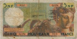 5 Nouveaux Francs ALGERIA  1959 P.118a q.MB