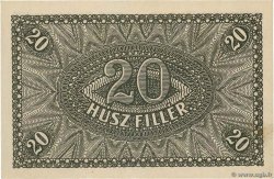 20 Filler HUNGARY  1920 P.043 AU