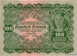 100 Kronen AUSTRIA  1922 P.077 EBC