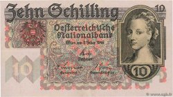 10 Schilling ÖSTERREICH  1946 P.122 VZ