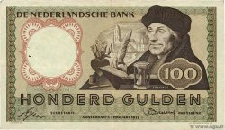 100 Gulden NETHERLANDS  1953 P.088 VF