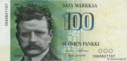 100 Markkaa FINLAND  1986 P.115 AU-