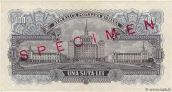 100 Lei Spécimen ROMANIA  1952 P.090s AU