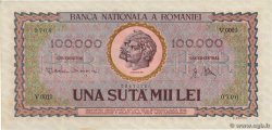 100000 Lei RUMANIA  1947 P.059a MBC+