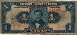 1 Mil Reis BRASILIEN  1919 P.006 fS