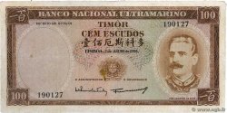 100 Escudos TIMOR  1959 P.24a BC