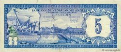 5 Gulden NETHERLANDS ANTILLES  1984 P.15b VF