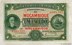 1 Escudo MOZAMBICO  1921 P.066b MB