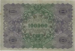 100000 Kronen AUSTRIA  1922 P.081 q.BB