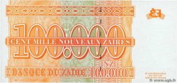 100000 Nouveaux Zaïres ZAÏRE  1996 P.76a NEUF