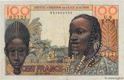 100 Francs FRENCH WEST AFRICA  1956 P.46 AU-