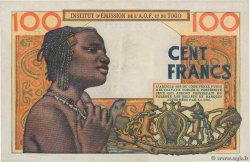 100 Francs FRENCH WEST AFRICA  1956 P.46 q.AU