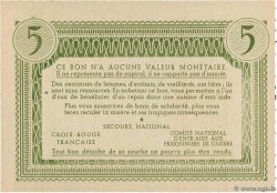 5 Francs BON DE SOLIDARITÉ FRANCE regionalism and miscellaneous  1941 KL.05A3 UNC