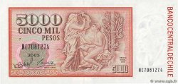 5000 Pesos CHILE  2005 P.155e UNC