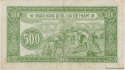 500 Dong VIETNAM  1951 P.064a VF