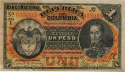 1 Peso COLOMBIA  1895 P.234