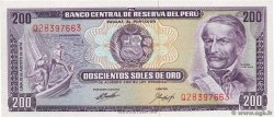 200 Soles de Oro PERU  1974 P.103b