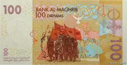 100 Dirhams MAROKKO  2002 P.70 ST