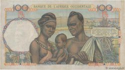 100 Francs FRENCH WEST AFRICA  1948 P.40 VF