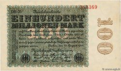 100 Millions Mark GERMANY  1923 P.107e
