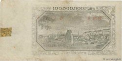 100 Millions Mark ALEMANIA Aachen - Aix-La-Chapelle 1923  BC+