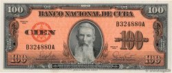 100 Pesos KUBA  1959 P.093a fST+