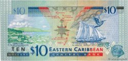 10 Dollars EAST CARIBBEAN STATES  2003 P.43v UNC