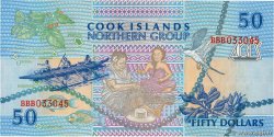 50 Dollars ISOLE COOK  1992 P.10a