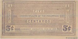 5 Centavos PHILIPPINES  1942 PS.640b NEUF