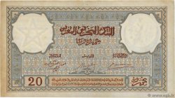 20 Francs MARUECOS  1942 P.18b MBC