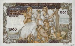 1000 Dinara SERBIA  1941 P.24 AU