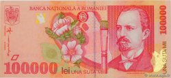 100000 Lei ROMANIA  1998 P.110 FDC